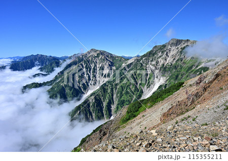 北アルプス鹿島槍・唐松岳・鑓ヶ岳・白馬岳 115355211