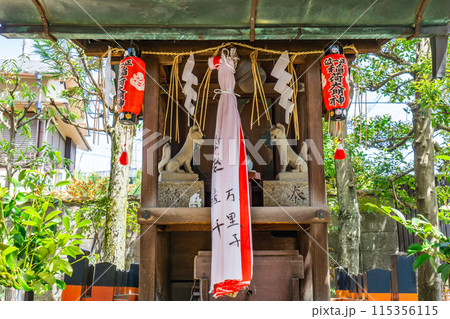 京都市北区平野桜木町の金攫八幡宮（きんかく八幡宮）　稲荷社 115356115