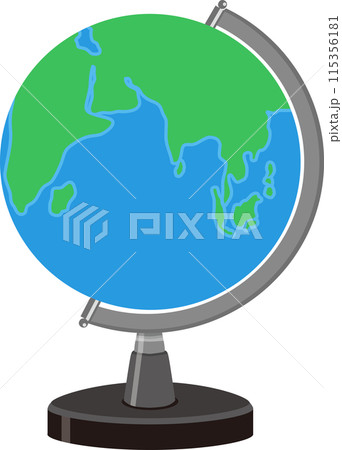 シンプルな地球儀　 115356181