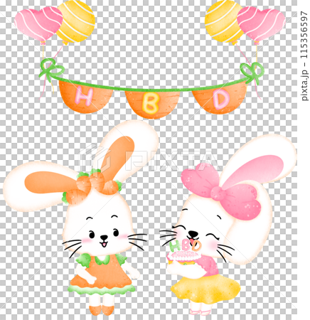 Bunny happy birthday  115356597