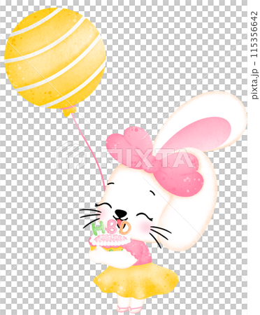 Bunny happy birthday  115356642