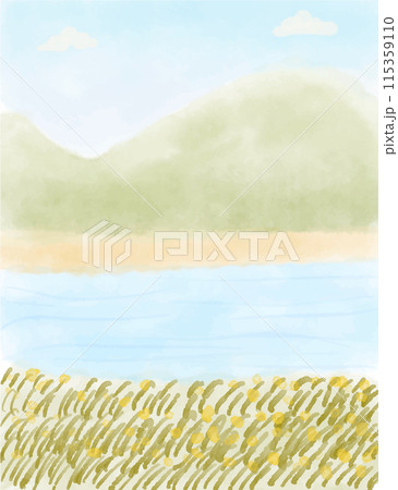 Mountains and rivers background abstract watercolor. The splash watercolor. background abstract watercolour. The splash watercolor.	 115359110