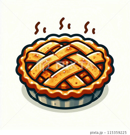 作り立てのアップルパイ 115359225