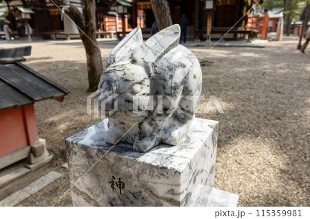 大阪/住吉大社の住吉神兎(2024年4月9日撮影) 大阪/住吉大社の住吉神兎(2024年4月9日撮影) 115359981