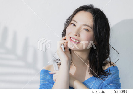 夏のスキンケアイメージ 115360992