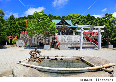 【佐賀県】快晴の鏡山稲荷神社 115362524