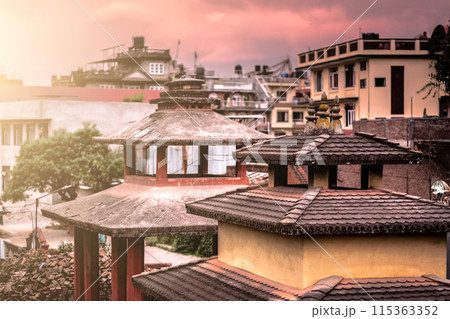 View of Kathmandu cityscape, Nepal 115363352
