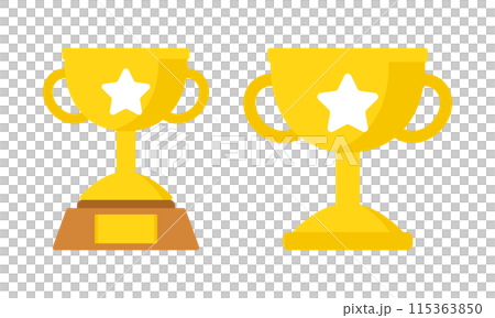 Illustration of a simple trophy 115363850