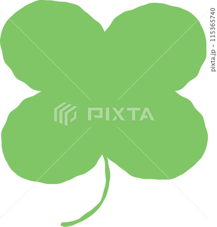 ラフな四つ葉アイコン 115365740