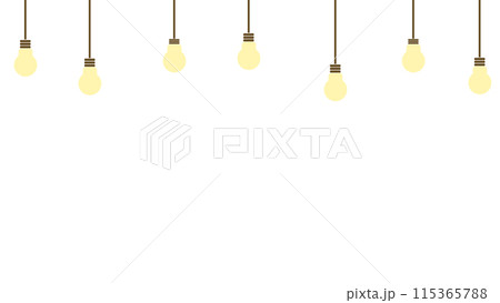 電球の装飾イラスト 電球の装飾イラスト 115365788