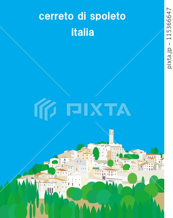 チェッレート・ディ・スポレート　cerreto di spoleto　ウンブリア　umbria 115366647