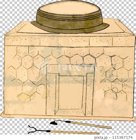 Large commercial stove 115367174