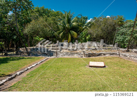 Archaeological site of El Meco, Cancun, Mexico 115369121