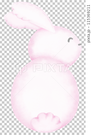 cute teddy bear with pink rabbit 115369211