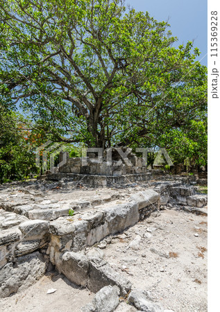 Archaeological Site of El Meco, Cancún, México Archaeological Site of El Meco, Cancún, México 115369228