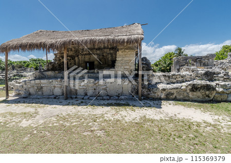 Ancient Ruins of El Rey in Cancun, Mexico 115369379