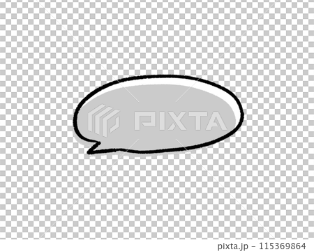 手描き風吹き出し 115369864