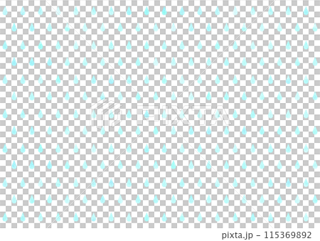 水彩タッチの雨模様 ブルーグリーン 115369892