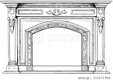 Vintage Architectural Frames: Baroque and Gothic Arch Designs in Detailed Vector Sketches. Vintage Architectural Frames: Baroque and Gothic Arch Designs in Detailed Vector Sketches. 115371768