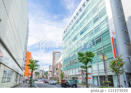 小田原市 街並み 栄町一丁目 小田原駅前 ビル街 115373030