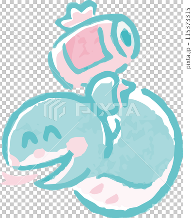 蛇水彩插畫蛇年蛇年卡2025年賀年片2025手繪蛇年蛇年可愛 115373315