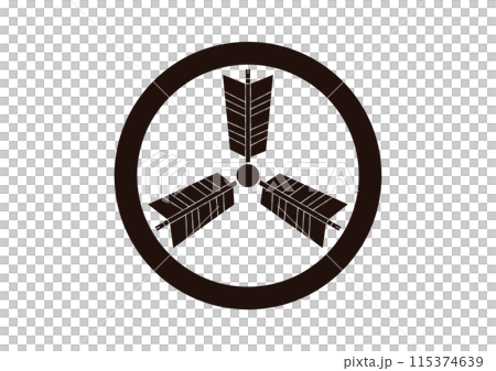 Three Arrows in a Circle 115374639