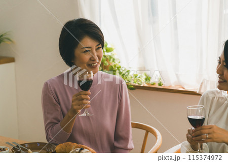 a forty-something woman a forty-something woman 115374972