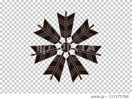 Seven-arrow wheel 115375768