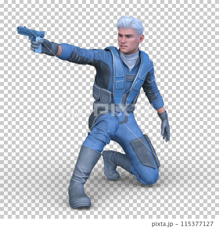 戰士3DCG渲染 115377127