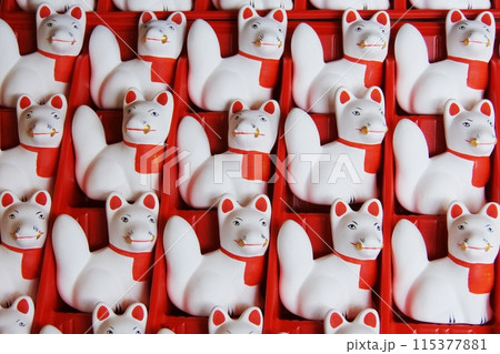 豊川稲荷の可愛い狐のおみくじ 115377881