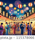 日本の夏祭り 115378066