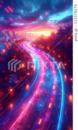 進化するデジタルイメージ AI画像 進化するデジタルイメージ AI画像 115378274