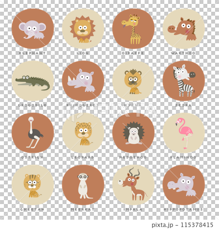 各種動物 115378415