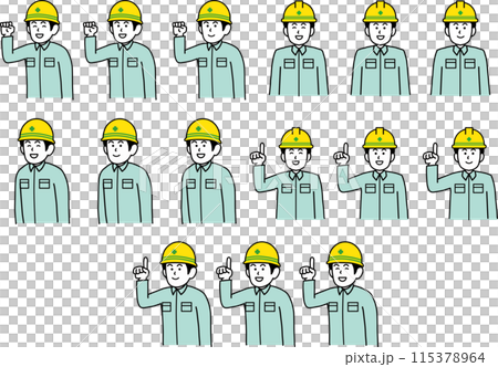 工事の男性 工事の男性 115378964