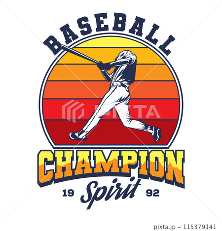 Retro Baseball sport, perfect for t shirt design 115379141