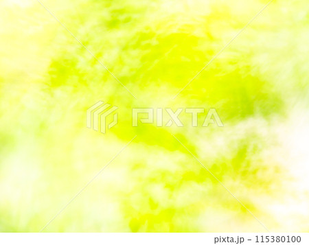 背景素材 水玉模様のリフレクション 明るいグリーン系 背景素材 水玉模様のリフレクション 明るいグリーン系 115380100