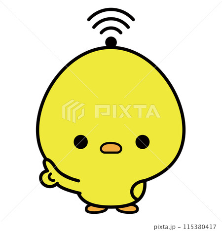 ひよこ Wi-Fi いいね グッド かわいい シンプル ひよこ Wi-Fi いいね グッド かわいい シンプル 115380417