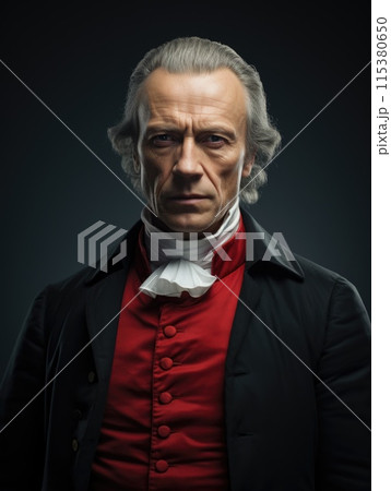 Immanuel Kant: a German philosopher who shaped modern thought and is renowned for his profound insights into metaphysics, ethics and epistemology. 115380650