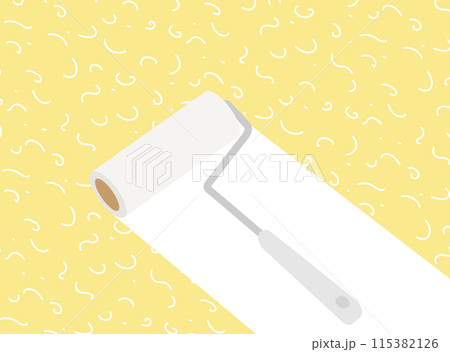 粘着カーペットクリーナーのイラスト 115382126