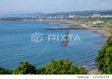 高台から見た海 115382239