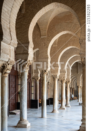 Courtyard of Great Mosque of Kairouan (Mosque of Uqba) Courtyard of Great Mosque of Kairouan (Mosque of Uqba) 115382293