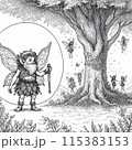 空想上の生物【妖精】のイラスト/おじじ風 115383153