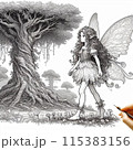 空想上の生物【妖精】のイラスト/レディース風 115383156
