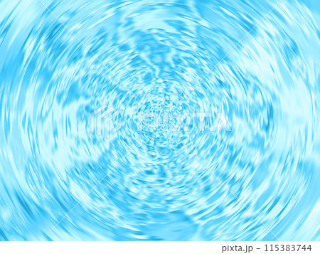 渦を巻く青い水面 俯瞰 渦を巻く青い水面 俯瞰 115383744