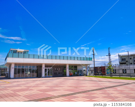 男鹿駅・駅前広場 秋田県男鹿市 男鹿駅・駅前広場 秋田県男鹿市 115384108