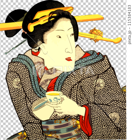 喝茶的女人 喝茶的女人 115384183