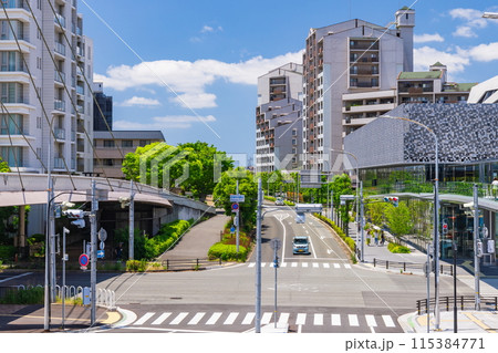 神戸市西区の地下鉄西神中央駅周辺の風景 神戸市西区の地下鉄西神中央駅周辺の風景 115384771