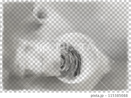 Landscape illustration with danish pastries and drinks on a desk Landscape illustration with danish pastries and drinks on a desk 115385088