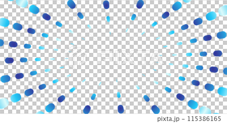 Illustration material of a pop dotted line 115386165