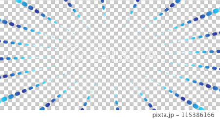 Illustration material of a pop dotted line 115386166